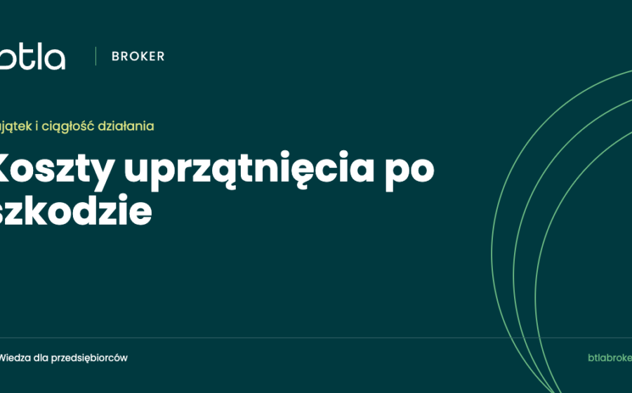Uprzątnięcie po szkodzie: koszt, o którym łatwo zapomnieć przy wyborze sumy